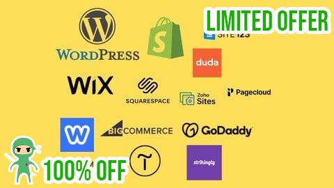 Free Coupon Master Website Creation - 15 Website Platforms in 1 Course!