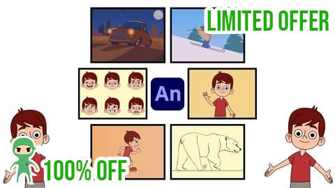 Free Coupon Mastering 2D Animation in Adobe Animate (Basic to Advance)