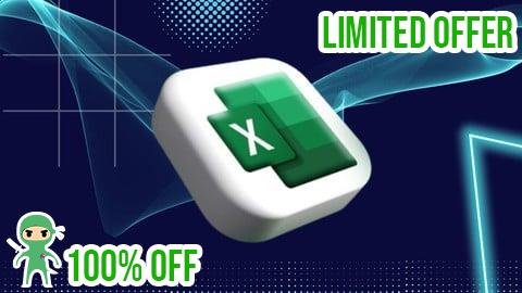 Free Coupon Mastering Excel Formulas & Functions: Beginner to Advanced