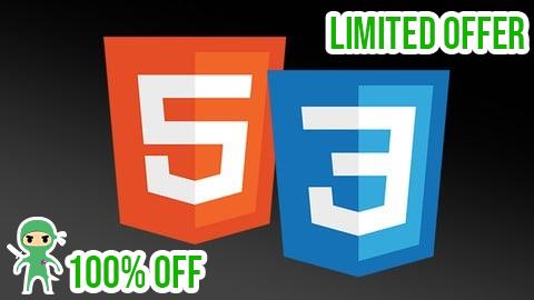 Free Coupon Mastering HTML5 and CSS3 (Part 1 - Beginner Level)