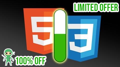 Free Coupon Mastering HTML5 and CSS3 (Part 2 - Intermediate  Level)