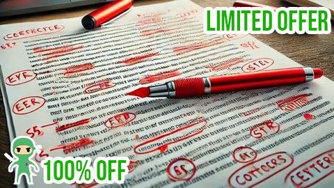 Free Coupon Mastering Proofreading and Editing: From Beginner to Pro