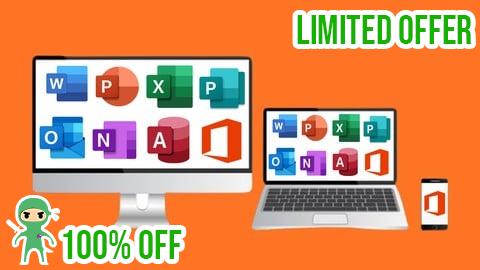 Free Coupon Mega Microsoft Office Course | Covers Seven Office Products