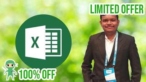 Free Coupon Microsoft Excel - Beginner to Advance with Example