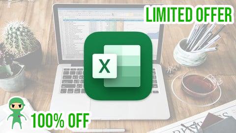 Free Coupon Microsoft Excel Formulas and Functions: Beginner to Expert