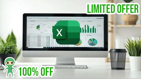 Free Coupon Microsoft Excel Formulas and Functions For Basic to Expert