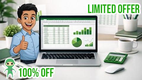Free Coupon Microsoft Excel Formulas & Functions Masterclass
