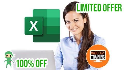 Free Coupon Microsoft Excel Fundamentals - The Beginner's Masterclass