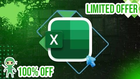 Free Coupon Microsoft Excel: Master Data Analysis, Cleaning & Dashboards