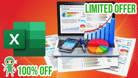 Free Coupon Microsoft Excel - The Complete Excel Data Analysis Course