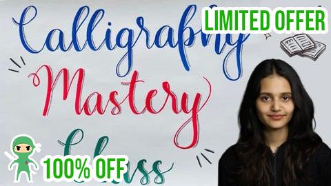 Free Coupon Modern Brush Calligraphy Mastery Class - For Beginners