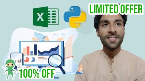 Free Coupon MS Excel Automation | Excel Data Analysis with Python