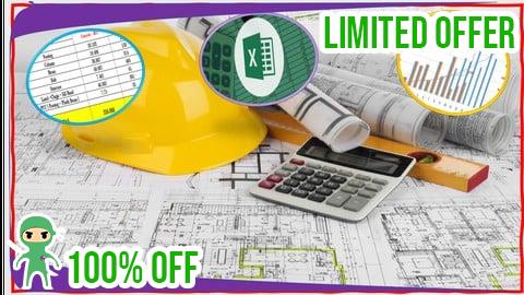 Free Coupon MS-Excel For Civil Engineers for Project Planning  From Zero