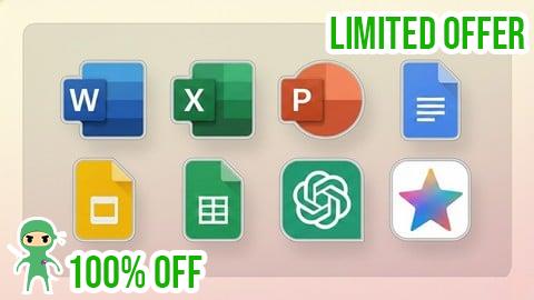 Free Coupon MS Office With AI Masterclass  Microsoft, Google ChatGPT