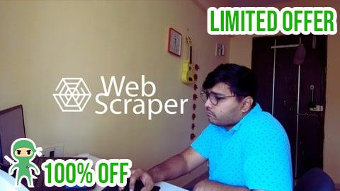 Free Coupon No-Code Web Scraping with Live Projects