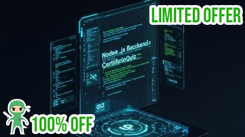 Free Coupon Node.js Backend Certification Quiz Set