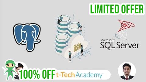 Free Coupon PostgreSQL and MS SQL for Beginners