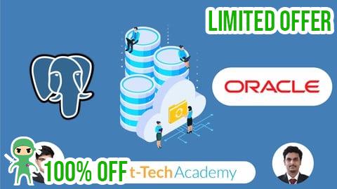 Free Coupon PostgreSQL and Oracle SQL for beginners