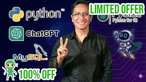 Free Coupon PySide + Python + ChatGPT: Tu 1ª App de Escritorio Real!