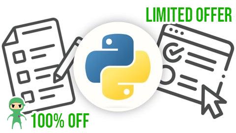 Free Coupon Python Developer Interview Questions Practice Test Quiz