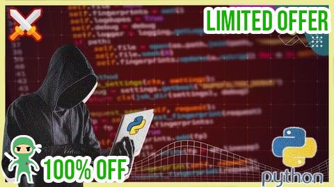 Free Coupon Python Hacking | Real Ethical Hacking with Python | PYCEH+