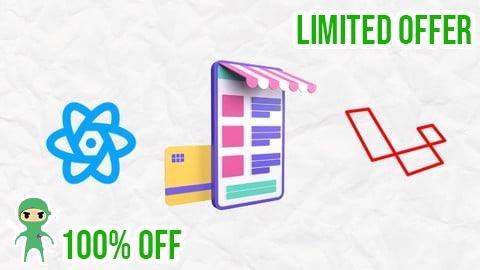 Free Coupon React & Laravel E-Commerce: Build a Stock Image Marketplace