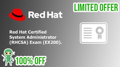 Free Coupon Red Hat Certified System Administrator (RHCSA) Exam (EX200)
