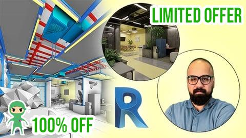 Free Coupon Revit Industrial Office- Interior Design- Structural and MEP