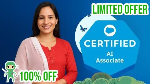 Free Coupon Salesforce Certified AI Associate: Complete Practice Tests