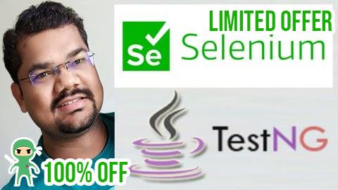 Free Coupon Selenium Webdriver with Java & TestNG Testing Framework