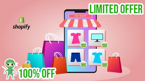 Free Coupon Shopify Crash Course: Build Your Dropshipping & POD Store