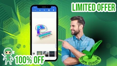 Free Coupon SmartPhone 3D Logo and Mockup Design