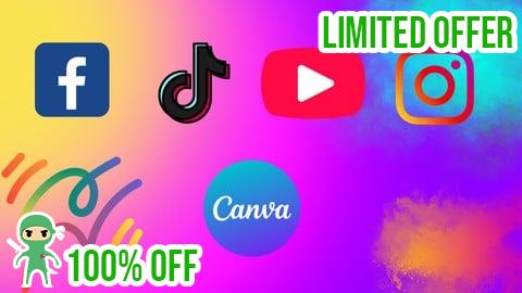 Free Coupon Social Media Graphics Design and Video Editing in Canva