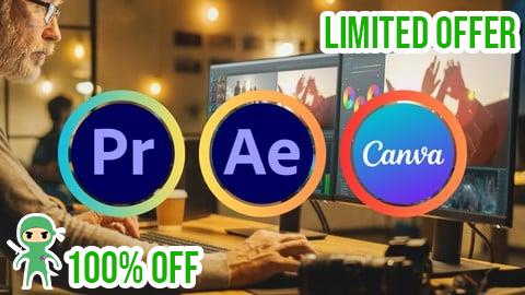 Free Coupon Social Media Video Editing: Premiere Pro After Effect Canva