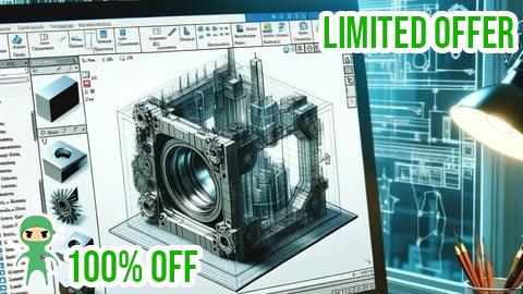 Free Coupon SOLIDWORKS Course: Turn 2D Sketches into 3D Models