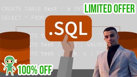 Free Coupon SQL- The Complete Introduction to SQL programming