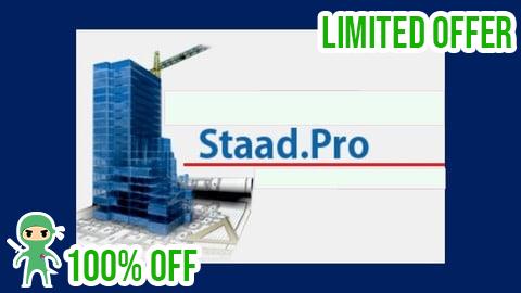 Free Coupon STAAD Pro V8 Structural design of R.C building from A to Z