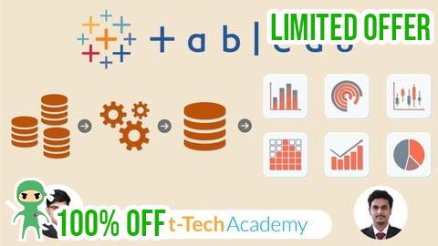 Free Coupon Tableau & Tableau Prep for Data Preparation & Visualization