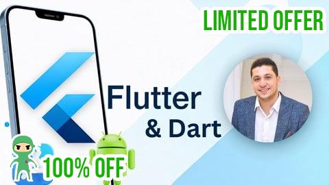 Free Coupon The Complete Flutter & Dart : Basics to Advanced [Arabic]