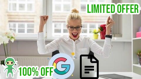 Free Coupon The Complete Google Sheets Course - Google Spreadsheet Tips