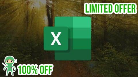 Free Coupon The Complete Microsoft Excel Course: Beginner to Advanced