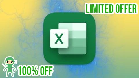 Free Coupon The Complete Microsoft Excel Course: Beginner to Expert