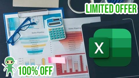 Free Coupon The Complete Microsoft Excel Data Analysis Basic to Advanced