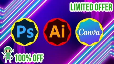 Free Coupon The Complete T-Shirt Design Toolkit: PS, AI & Canva