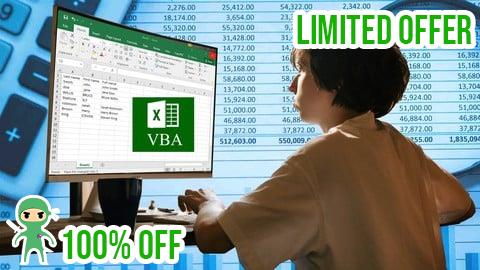 Free Coupon The Ultimate Excel VBA Course: Learn & Master VBA Fast