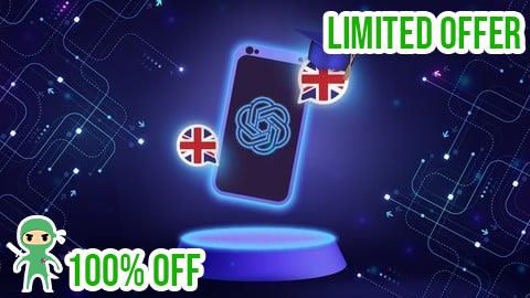 Free Coupon Técnicas de Práctica de Inglés con ChatGPT Escrito y Oral.