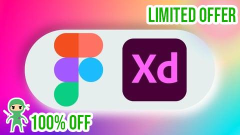 Free Coupon UIUX with Figma and Adobe XD