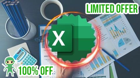 Free Coupon Ultimate Microsoft Excel With Data Analysis & VBA Macros