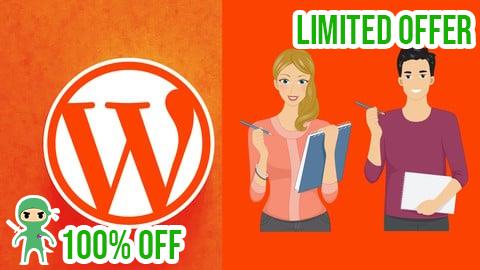 Free Coupon WordPress Masterclass - Blog und Webseite selbst erstellen!