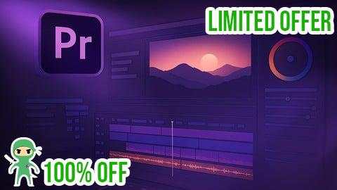 Free Coupon Yeni Başlayanlar İçin Eksiksiz Sıfırdan Premiere Pro Eğitimi